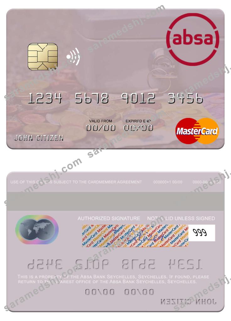 Seychelles Absa Bank Seychelles mastercard